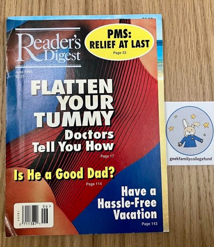 Reader’s Digest June 1995, pre-owned