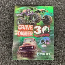 Grave Digger - 30th Anniversary 2 DVD Set 2011 Field Motor Sports Rare HTF