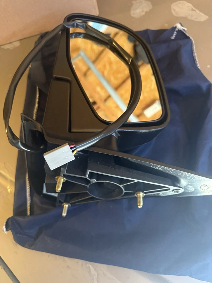 Espejo retrovisor eléctrico negro con vista lateral izquierdo para conductor Ford Ranger 1995-2005 Foto 4 de 4