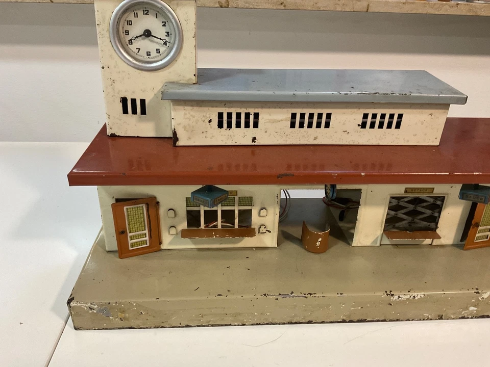 Kibri, alter Blechbahnhof „Baden Baden“, 49 cm, auch für Märklin, Bing etc. - Bild 2 von 4