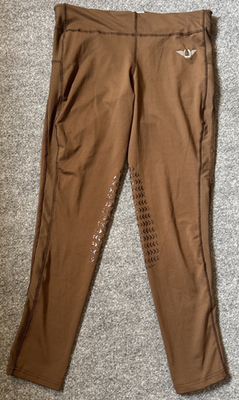 #ad #ad Tuff Rider Breeches Pants Girls Large Equestrian Horse Riding Starter Ventilated $22.99