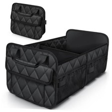 Trunk Organizer for SUV Foldable Portable Car Organizers and Medium Black