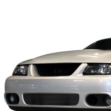 For Ford Mustang 2003-2004 APG 1-Pc Black 8x6 mm Horizontal Billet Bumper Grille