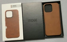 Ridge Leather Case Cover for iPhone 16 Pro Max 6.9" - Tobacco Brown