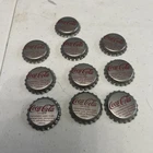 Vintage 16 Silver Coke Coca Cola Bottle Caps -see photos -possibly unused LOT 10