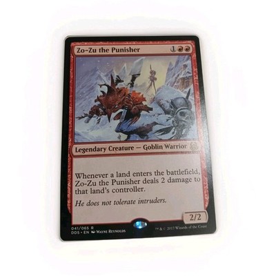 Zo-Zu the Punisher DDS EN MTG Legendary Goblin Warrior Rare Near Mint Commander