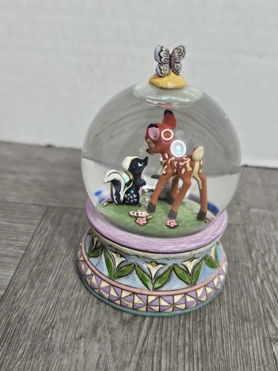 Disney Traditions Jim Shore Showcase Collection Bambi Snow Globe