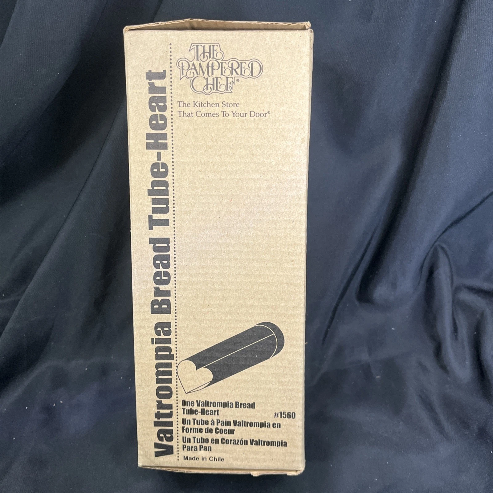 Pampered Chef Valtrompia Bread Tube Heart #1560 Baking Mold