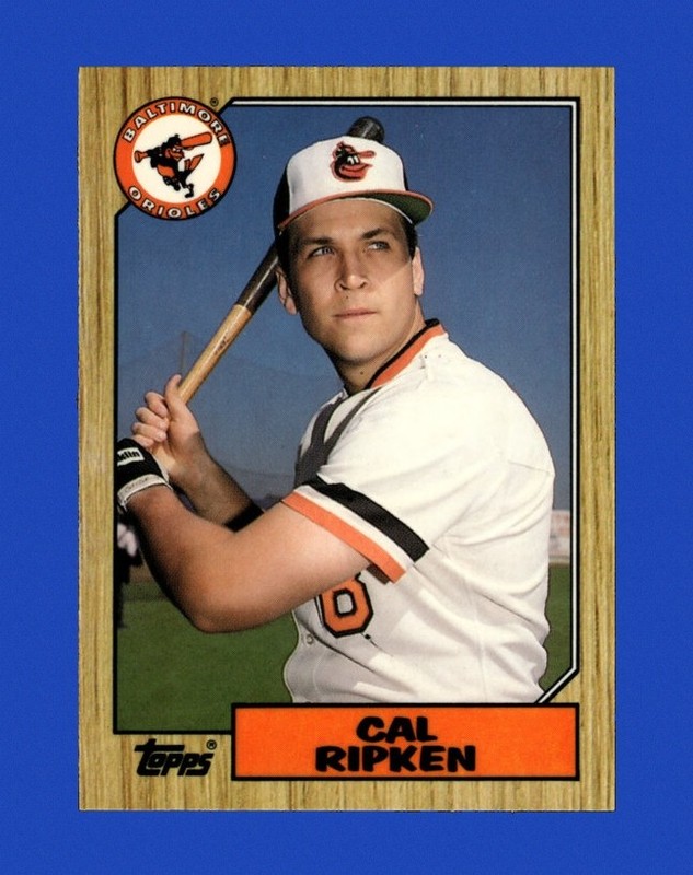 1987 Topps Tiffany Set-Break #784 Cal Ripken Jr. NM-MT OR BETTER *GMCARDS*