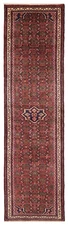 Vintage Hand-knotted Runner Rug 2'9" x 10'4" Traditional Oriental Wool Carpet