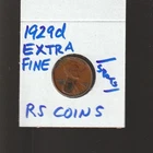 1929D   XF   LINCOLN  CENT ~ TOUGH to get HI GRADE **EXTRA FINE** #13A free ship