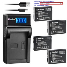 Kastar Battery LCD Charger for Panasonic DMW-BCG10 Lumix DMC-ZS6 Lumix DMC-ZS7