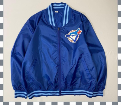 VTG 90s MLB TORONTO BLUE JAYS STARTER DIAMOND COLLECTION SATIN