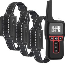 3280FT Dog Training Collar w/ Remote Waterproof Beep Vibration Shock Pet Trainer