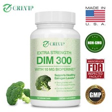 DIM Diindolylmethane 300mg - Relieve PMS,Improve Mood,Hormone Estrogen Balance