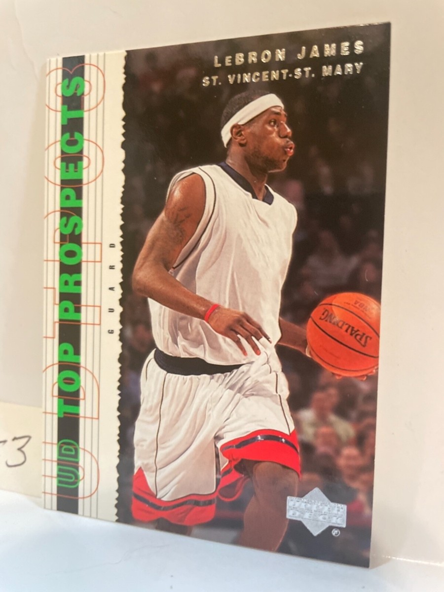 Lebron James Upper Deck top prospects 2003-04 card #55 Nba