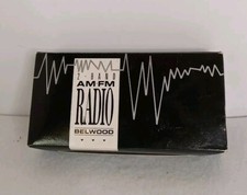 Vintage Bellwood 2 band am-fm radio In Box