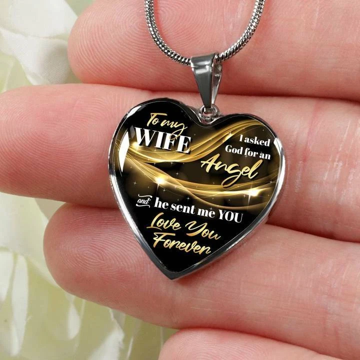 I asked god for an angel and he sent me you best sale necklace