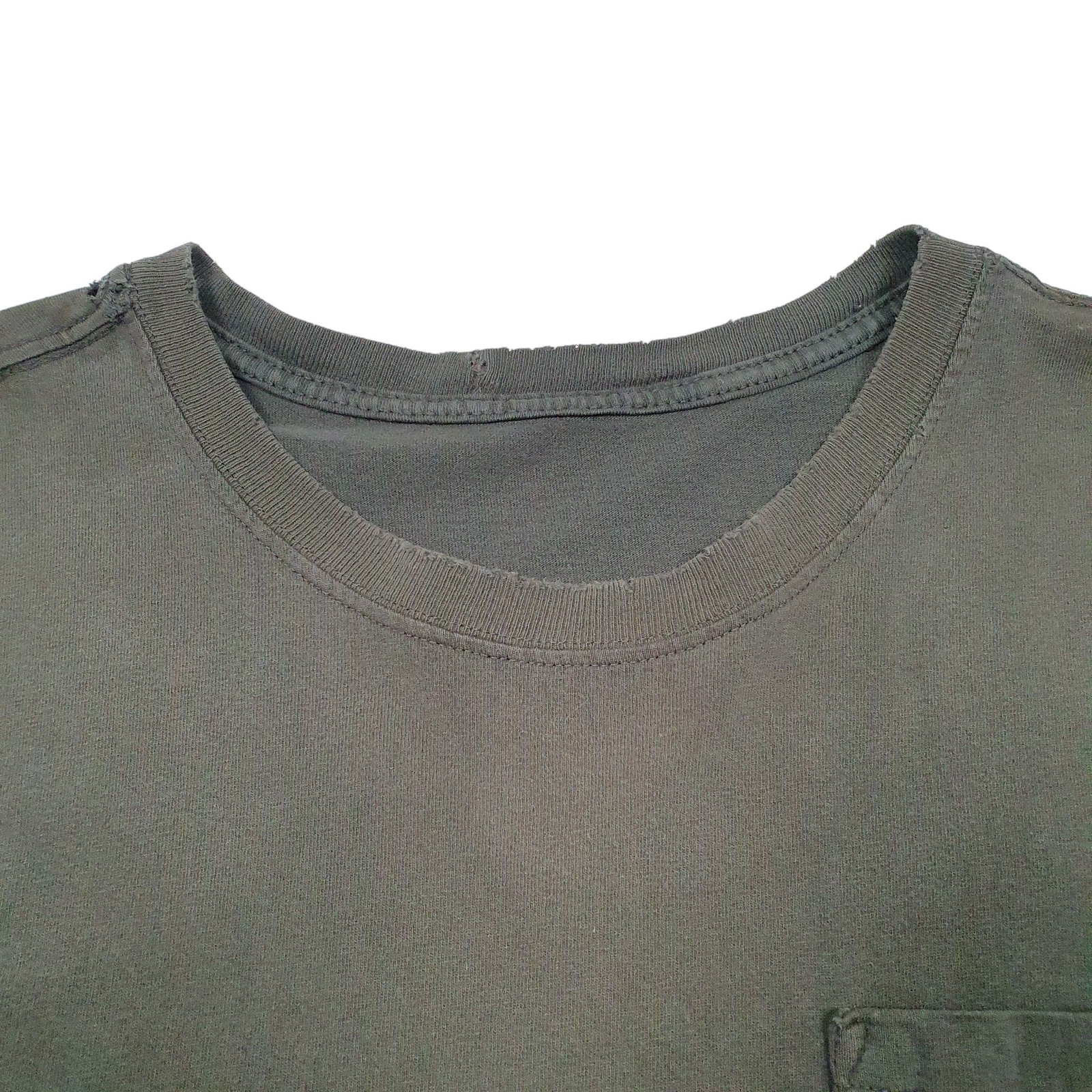 CARHARTT Khaki T Shirt Tee Pocket Short Sleeve Cotton Mens XL image 3