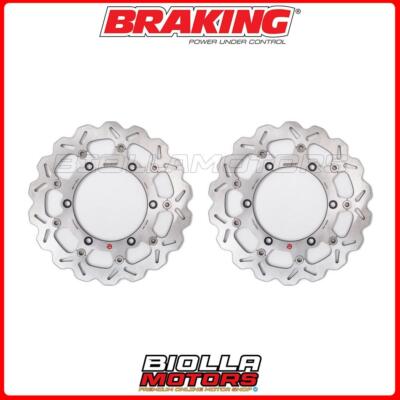 SATZ BREMSSCHEIBEN VORNE BRAKING HONDA ST PAN EUROPEAN 1100 1999 - [WAVE FLOTT