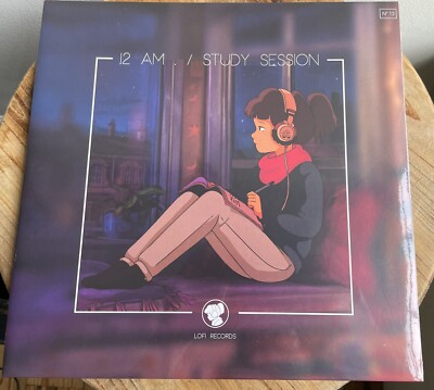 Lofi Girl 12 AM. / STUDY SESSION Blue Marble Vinyl - In Hand! x/300