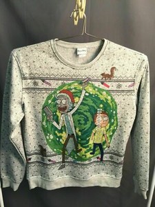 christmas jumper rick and morty