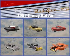 '57 Chevy Bel Air Custom Christmas Ornament Chevrolet 1/64 Adorno Muscle 50's