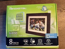 Pandigital Digital Photo Frame 8 Inch 1 GB P18056W01B 18414