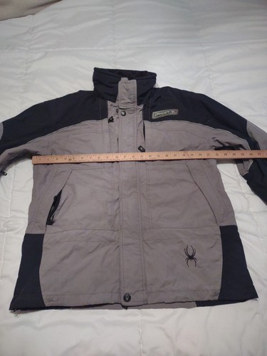 Spyder Entrant GII Ski Jacket SHELL Grey/Black Snowboard Mens Medium M - Picture 8 of 22