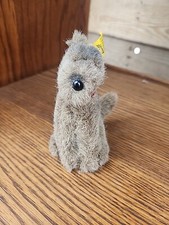 Vintage Steiff 4" Klaff German Shepherd Dog Germany W/Tag