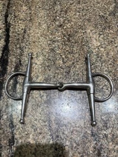 Stainless full cheek snaffle bit 5.5” Horse Size