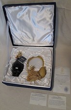 Faberge Limited Edition Perfume St Louis Blue Crystal 2 oz RARE Signed Numbered