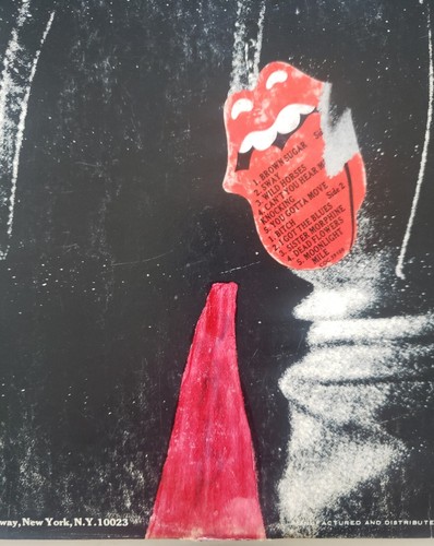 THE ROLLING STONES STICKY FINGERS RECORD LP ANDY WARHOL COVER RARE CANADA PRESS - 第 6/8 張圖片