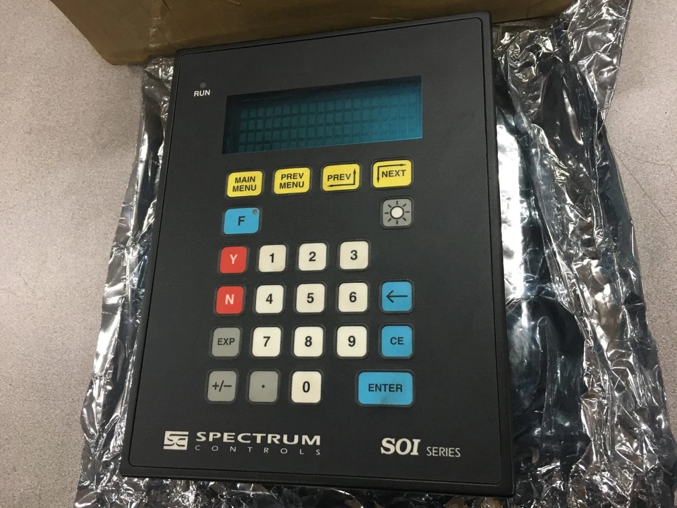 USED SPECTRUM CONTROLS OPERATOR PANEL SOI-250-SQD-120A-16K-485 SERIES B - Image 4 of 4