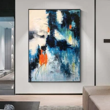 Hand painted Oil Painting Custom Simple Modern Abstract Painting Living Room
