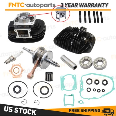 Fits For Yamaha Blaster 200 66mm Piston Cylinder Crank Motor Gasket Seal Kit New