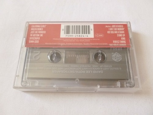 DAVID LEE ROTH ~ SKYSCRAPER ~ ORIGINAL WB. 1988 HARD ROCK CASSETTE TAPE - Picture 3 of 6