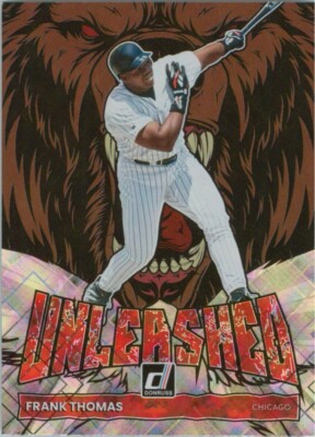 Frank Thomas 2022 Panini Donruss Unleashed Diamond UL-19 Chicago White Sox HOF
