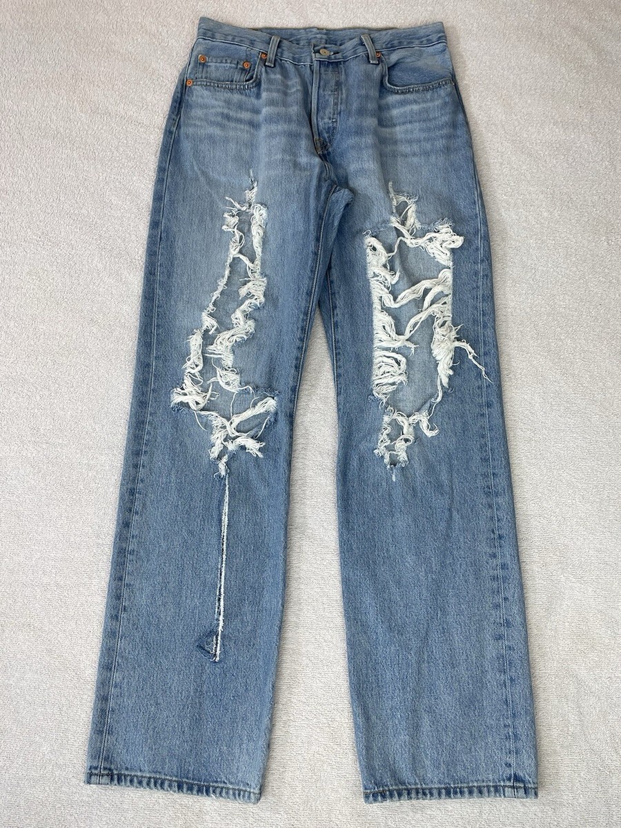 Levi's Premium 501 '90s Selvedge Jeans Women's W28 L32 Big E
