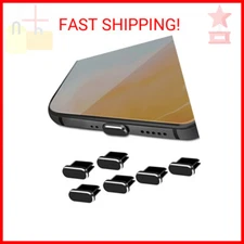 USB C Metal Anti Dust Plugs, 6 Pcs Type C Dust Covers Aluminum Alloy Phone Dust 