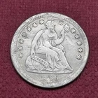 1856 Seated Liberty Half Dime 5c Better Grade XF Details #43615