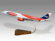 Airbus A330-200 MyTravel Airways Desk Wood Airplane New Model Large Scale 1/144