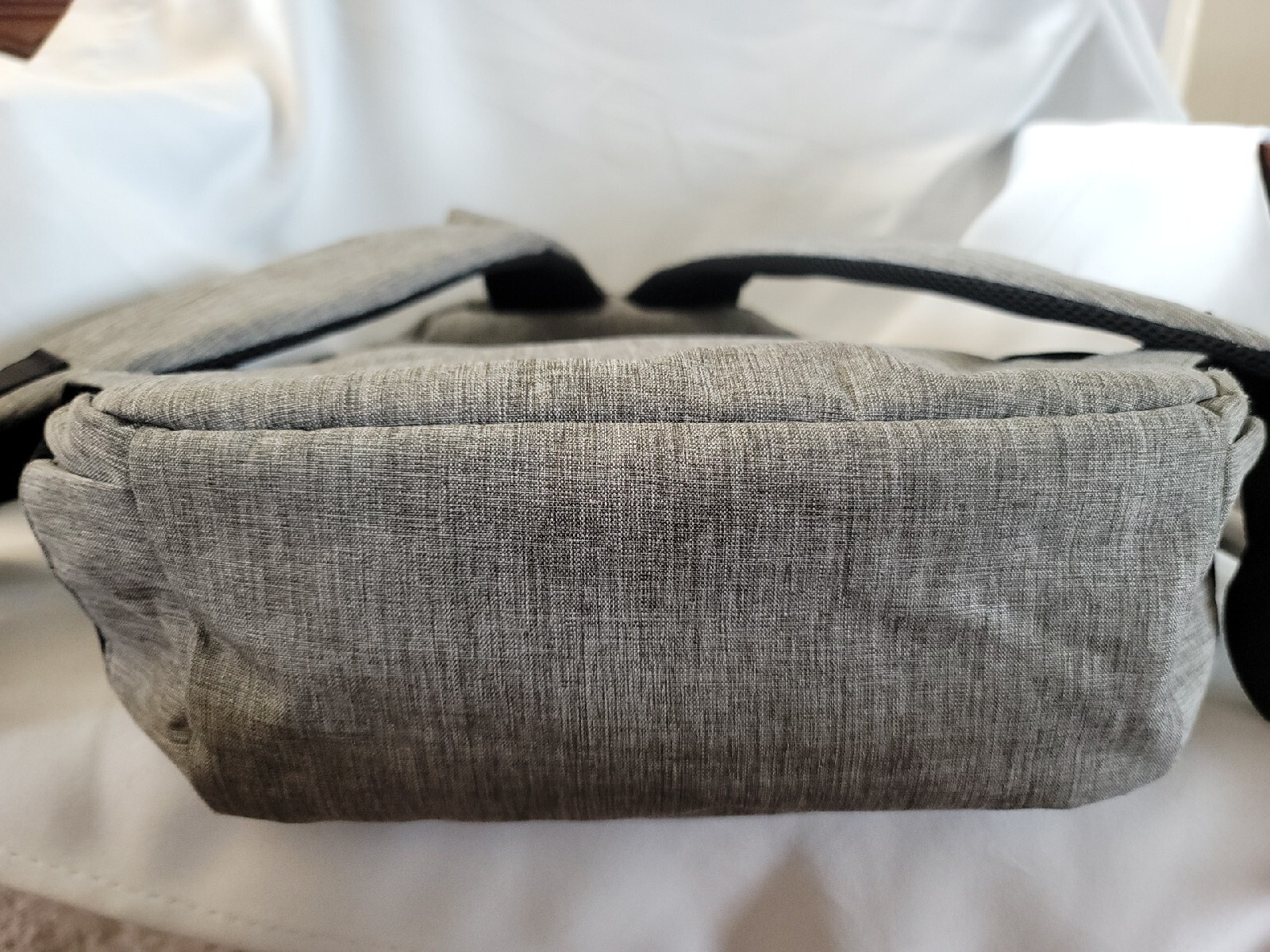 Clarksville Hatchback Backpack Gray Polyester Lap… - image 11