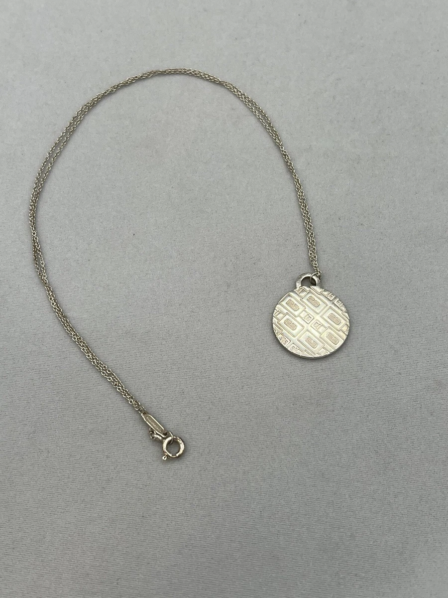Tiffany Co. Necklace 925 18 Rare Clinique Collaboration. Open