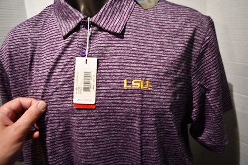 LSU Tigers NCAA Antigua Polo Golf Shirt NEU mit Etikett Lizenzprodukt Herren 2XL - Bild 2 von 6