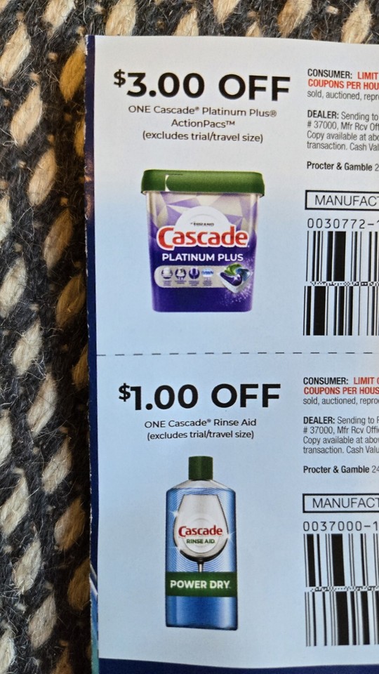 $21 Value Cascade Dawn Coupons | eBay