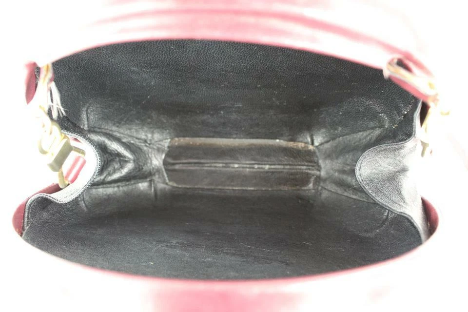 Bolso Bandolera Gucci Raro Borgoña Monograma GG Minaudiere Geométrico 1gg1125 Foto 4 de 4