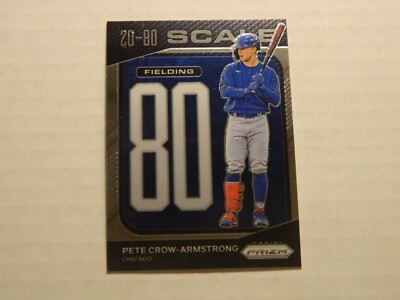 2023 Panini Prizm 20 - 80 Scale Card of Pete Crow Armstrong - Cubs