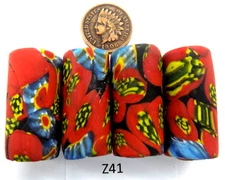 4  Mosaic Hand Lamp Made African Trade Beads Z41   Bin Y   READ MORE INFO