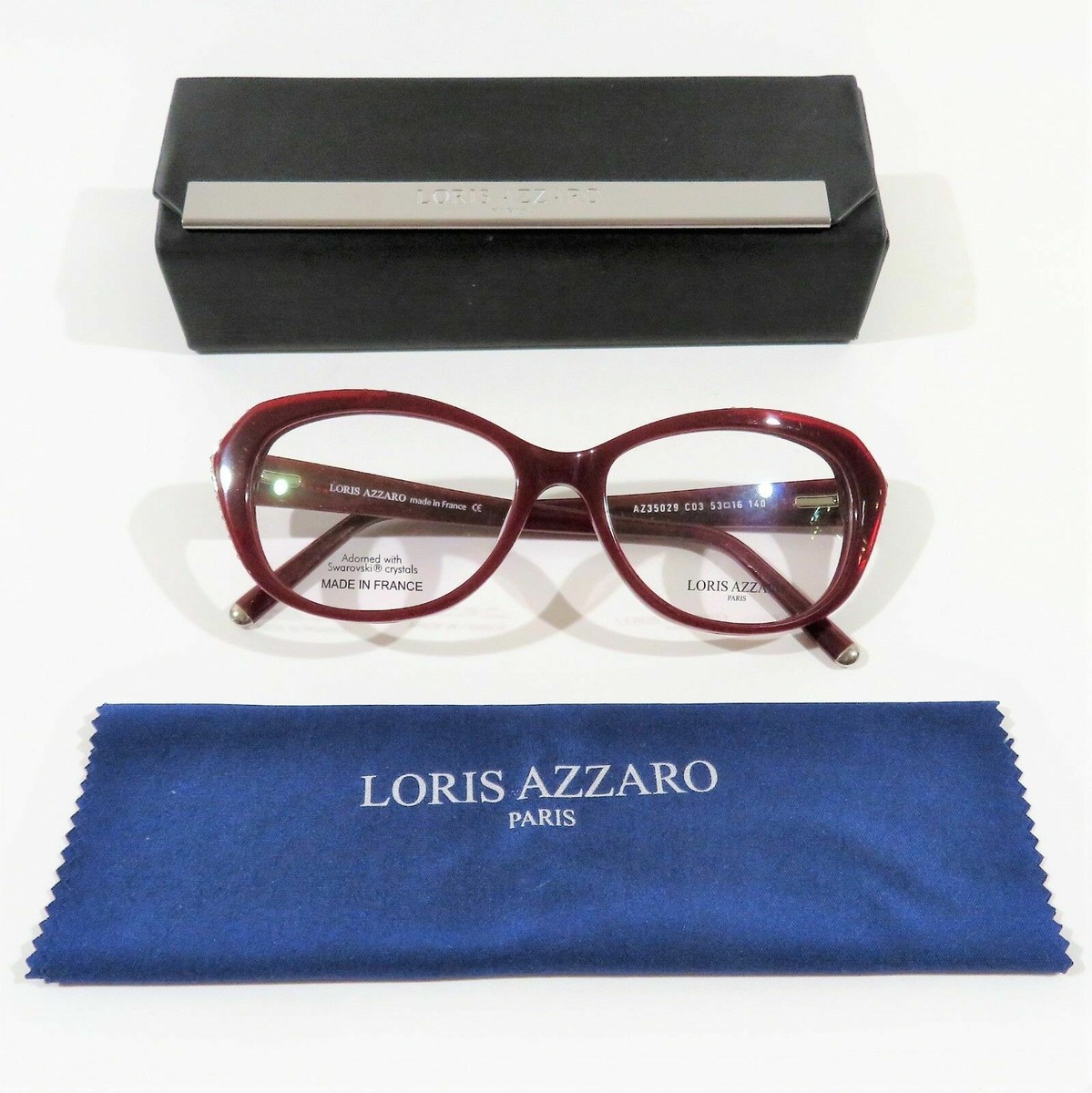 New LORIS AZZARO Eyeglasses AZ35029 C03 Bordeaux Optical  display picture 2